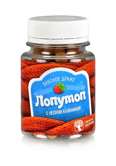 Лопутоп с лесной клубникой 75гр. Детские витамины