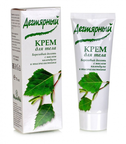 Крем для тела " Дегтярный" 75мл.