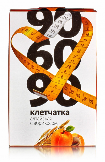 Клетчатка "Алтайская 90х60х90" с абрикосом. 15 пакетиков