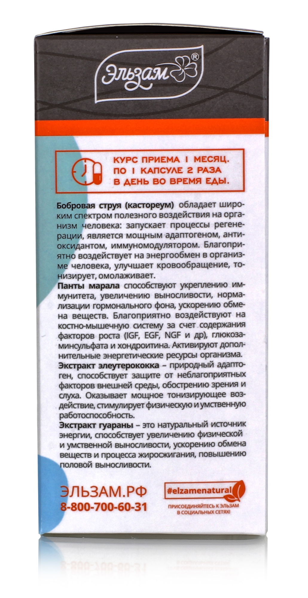 Кастовит / для активации энергии / 60капс по 0,41г