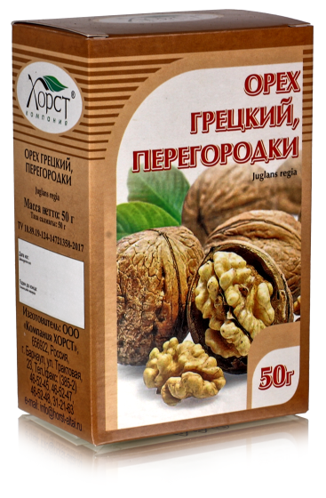 Орех грецкий, перегородки 50гр. купить в Москве в одном из наших магазинов или с бесплатной доставкой по Москве в интернет-магазине по низкой цене. Рецепты, применение, отзывы.